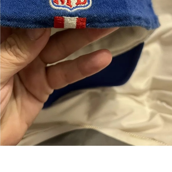 NEW YORK GIANTS BLUE ADJUSTABLE HAT MVP AUTHENTIC NFL FOOTBALL TEAM CAP Fitted - Picture 2 of 3